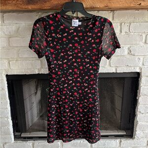 Princess Polly floral t shirt mini dress